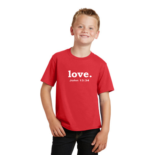 Red Youth T-shirt Love
