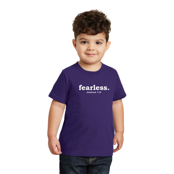 Purple Toddler Tee Fearless